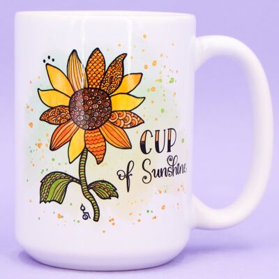 "Cup of Sunshine" jumbo teacup