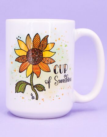 Tasse à thé géante "Cup of Sunshine" 1