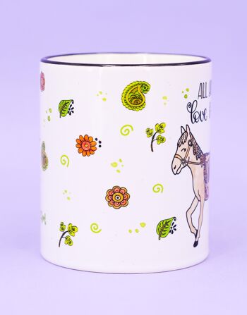 Mug "All you need is... a horse" 3