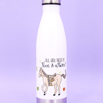 Trinkflasche "All you need is… a horse" - 500ml