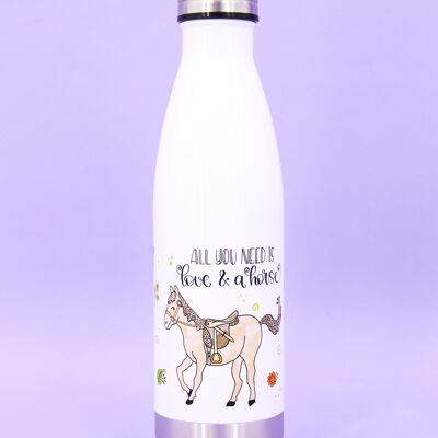 Drinking bottle "All you need is... a horse" - 750ml