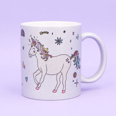Glitter mug "Unicorn"