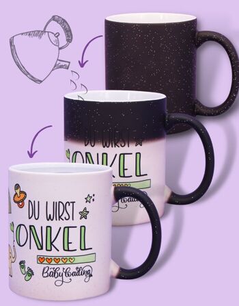 Mug magique "Tu vas être tonton" 1