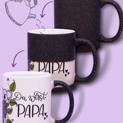 Mug Magique "Tu vas être papa"