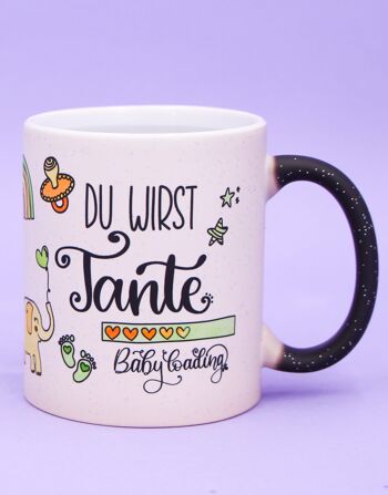 Mug magique "Tu deviendras tante" 10