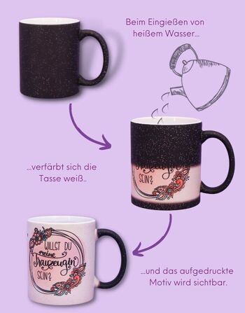 Mug Magique "Demoiselle d'Honneur" 8