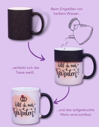 Mug magique "Veux-tu m'épouser ?" 8