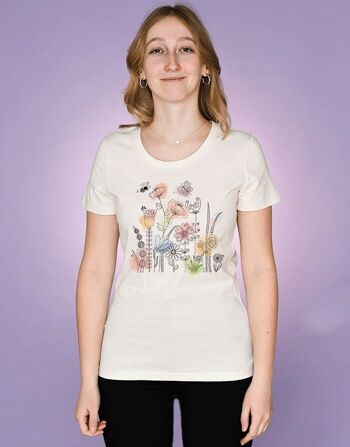 T-Shirt Femme "Prairie de Fleurs" 4
