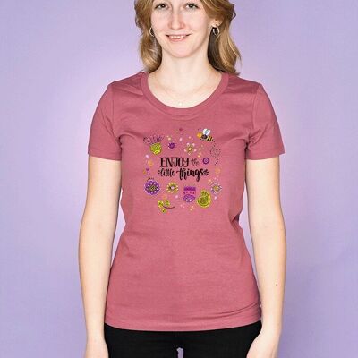 Damen T-Shirt "Enjoy the little things"