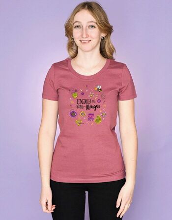 T-Shirt Femme "Profitez des petites choses" 1