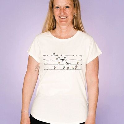 T-Shirt Femme "Happy lines"