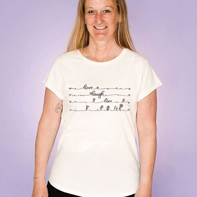 Damen T-Shirt "Happy lines"
