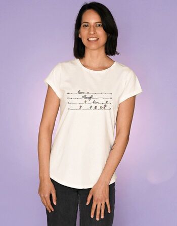 T-Shirt Femme "Happy lines" 4