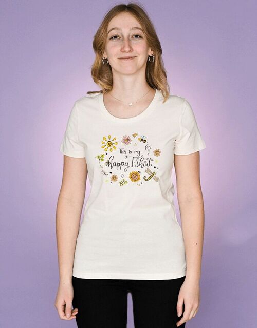 Damen T-Shirt "My happy T-Shirt"