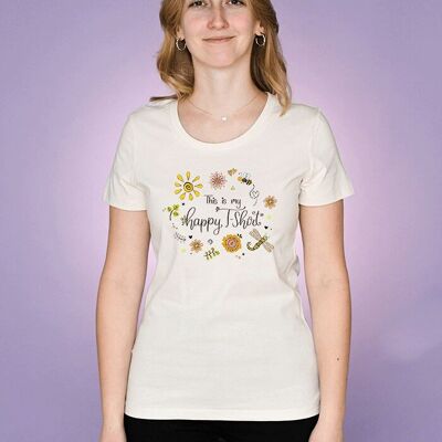 T-shirt femme "Mon t-shirt heureux"