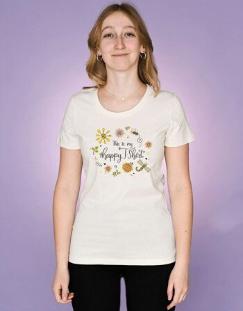 T-shirt femme "Mon t-shirt heureux" 1
