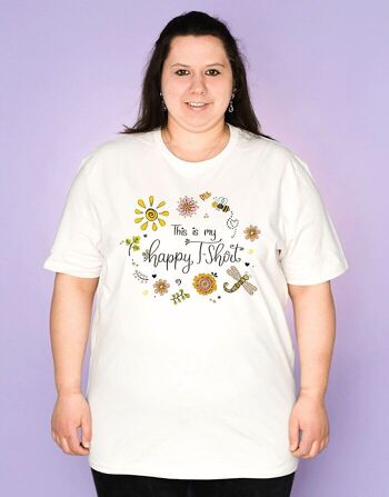T-shirt femme "Mon t-shirt heureux" 4