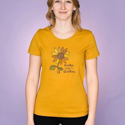 T-Shirt Femme "Soleil"