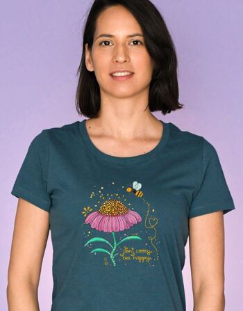 T-Shirt Femme Stargazer "Abeille heureuse" 2
