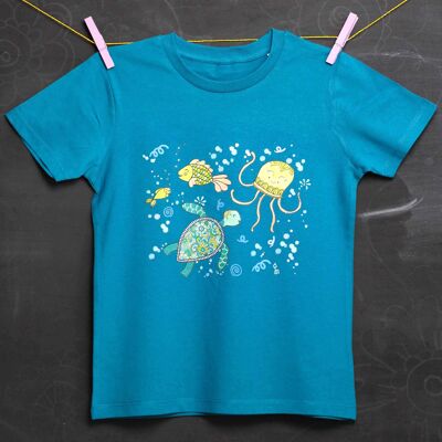 Camiseta infantil "Bajo el mar"