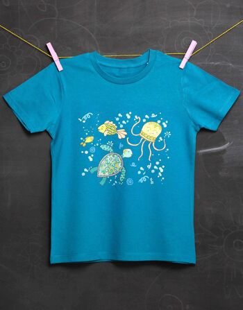 T-shirt enfant "Sous la mer" 1