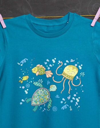 T-shirt enfant "Sous la mer" 2