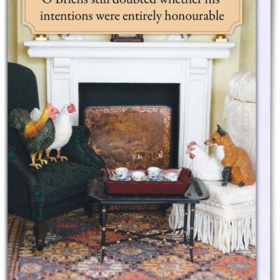 Francis the Fox Funny Birthday Card