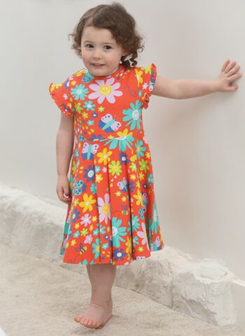 ROBE SKATER ENFANT FLOWER POWER 3