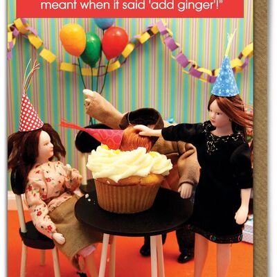 Cake Funny Birthday Card
