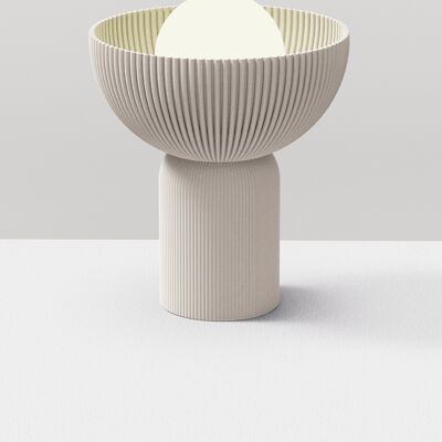 Lámpara de mesa minimalista para decoración interior estética - "PERL"