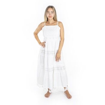 Robe longue en coton 25808 3