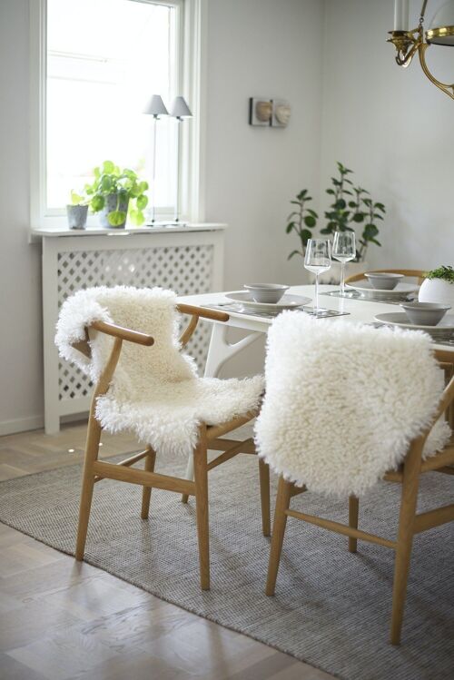 Wooly summer rug - carpet - Ivory