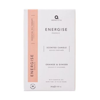 Bougie Energize - Orange & Gingembre 2