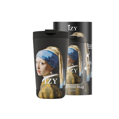 IZY - Insulated Artist Mug - Meisje met de Parel - 350ml