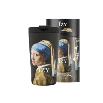 IZY - Mug Isotherme Artiste - Meisje met de Parel - 350ml 1