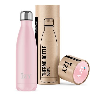 IZY - Bouteille Isotherme Original - Rose Mat - 500ml