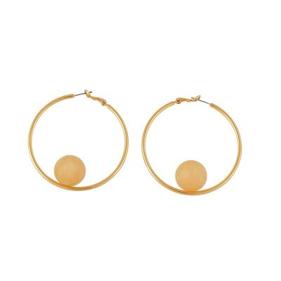 Boucles d'oreille SONIA Jaune