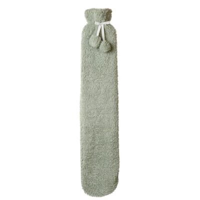 Long Hot Water Bottle - Mint Teddy 2L