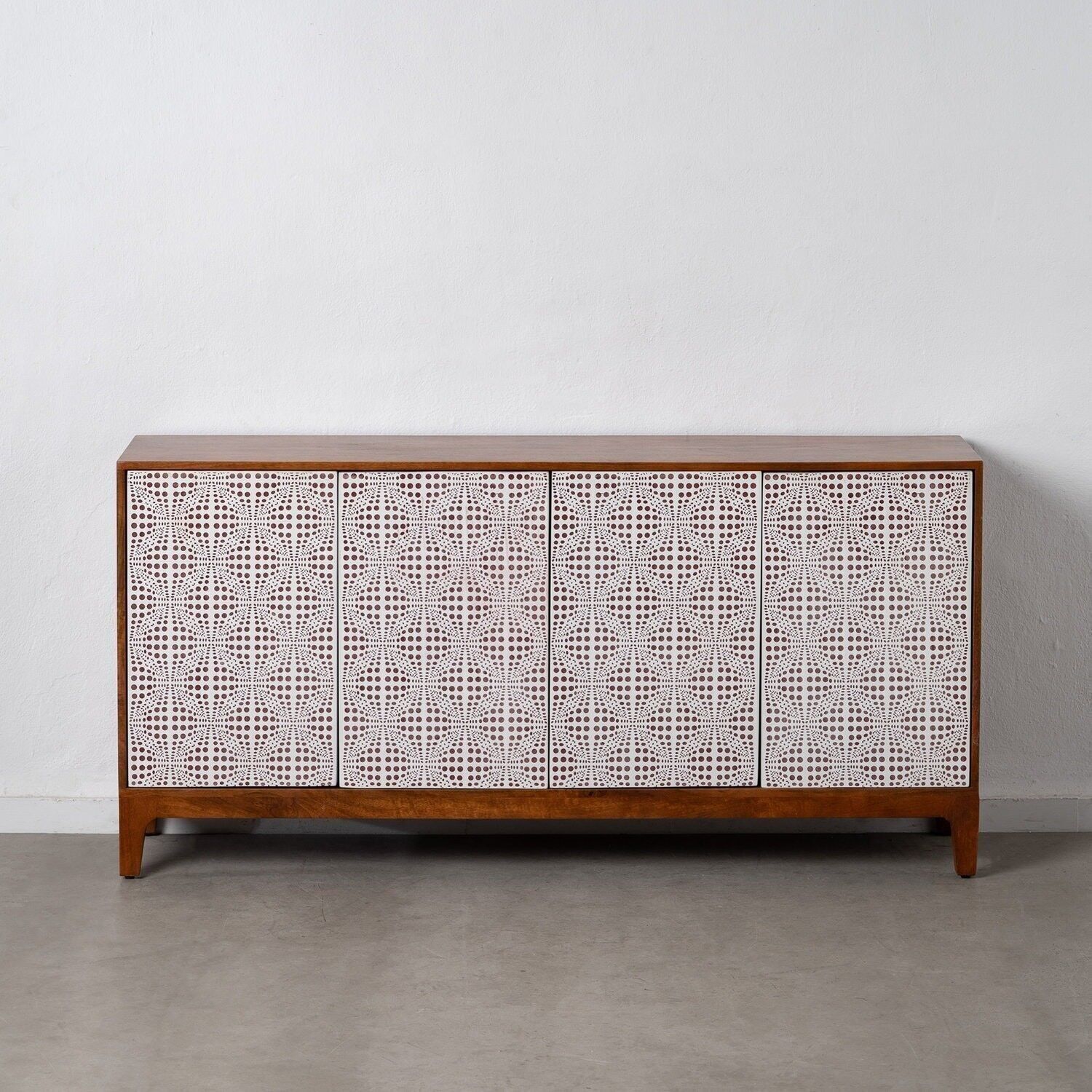 CREDENZA BIANCO NATURALE LEGNO DI MANGO ST607480
