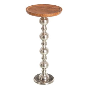 TABLE D'APPOINT NATUREL-ARGENT ST603191 3