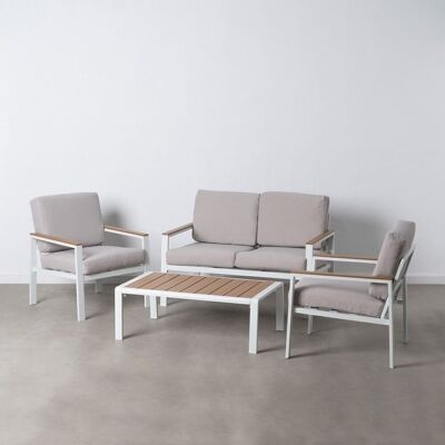 SET DA GIARDINO IN ALLUMINIO BIANCO ST605529