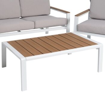 ENSEMBLE DE JARDIN EN ALUMINIUM BLANC ST605529 4