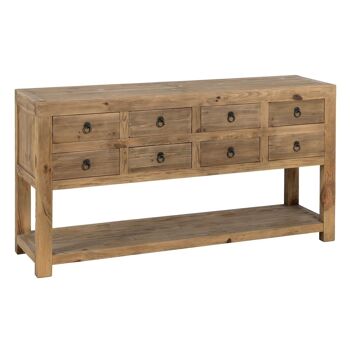 CONSOLE D'ENTREE EN BOIS D'ORME NATUREL ST605536 3