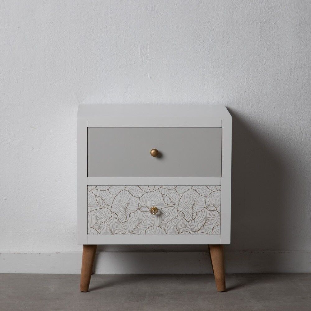 WEISSGRAUER HOLZTISCH PAULONIA ST600299