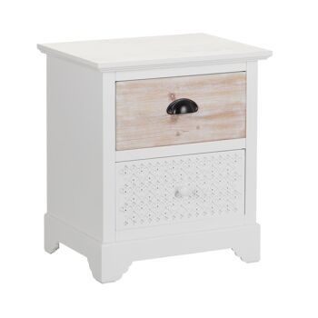 TABLE EN BOIS DE SAPIN BLANC ST600304 3