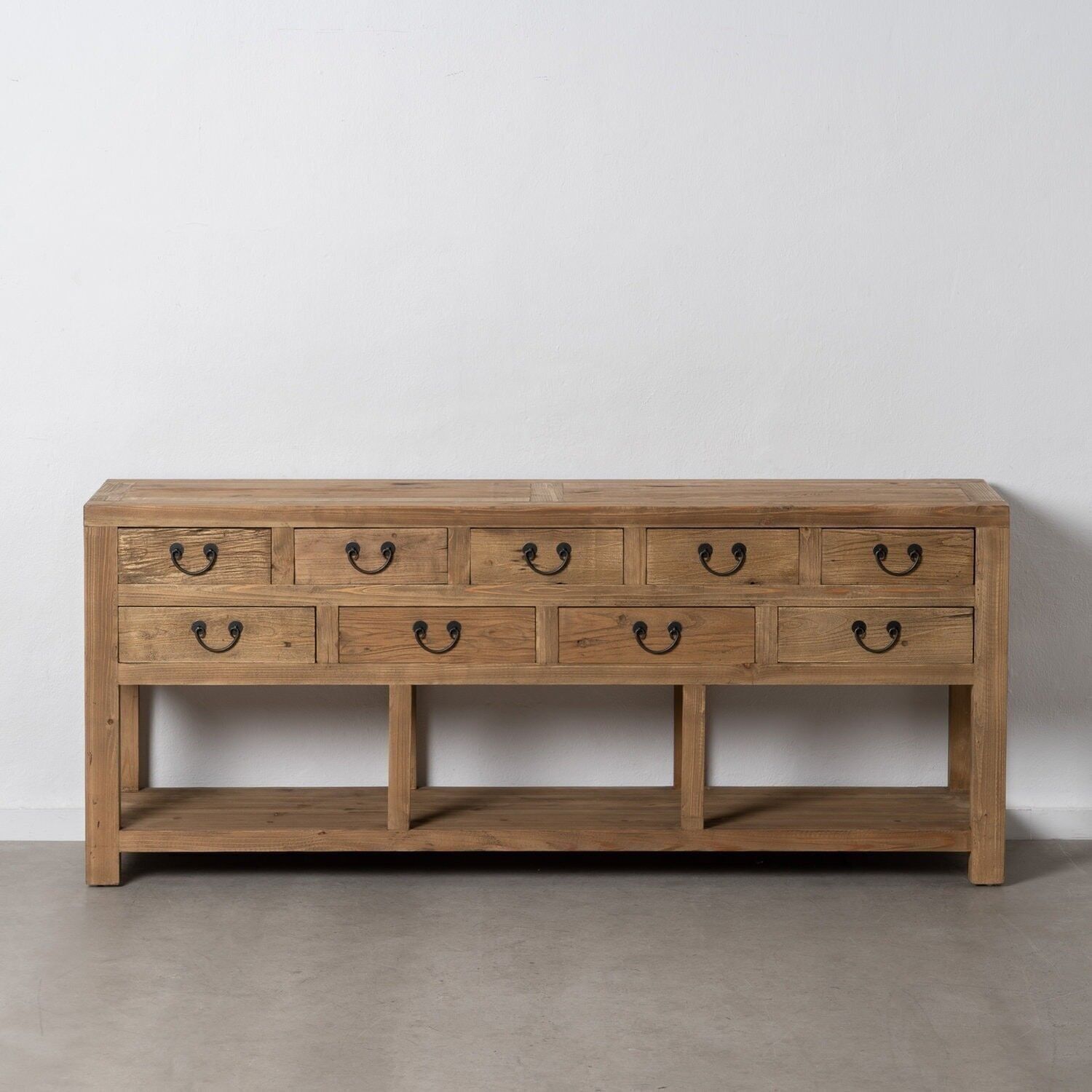 NATÜRLICHE ULME HOLZKONSOLE EINGANG ST605541