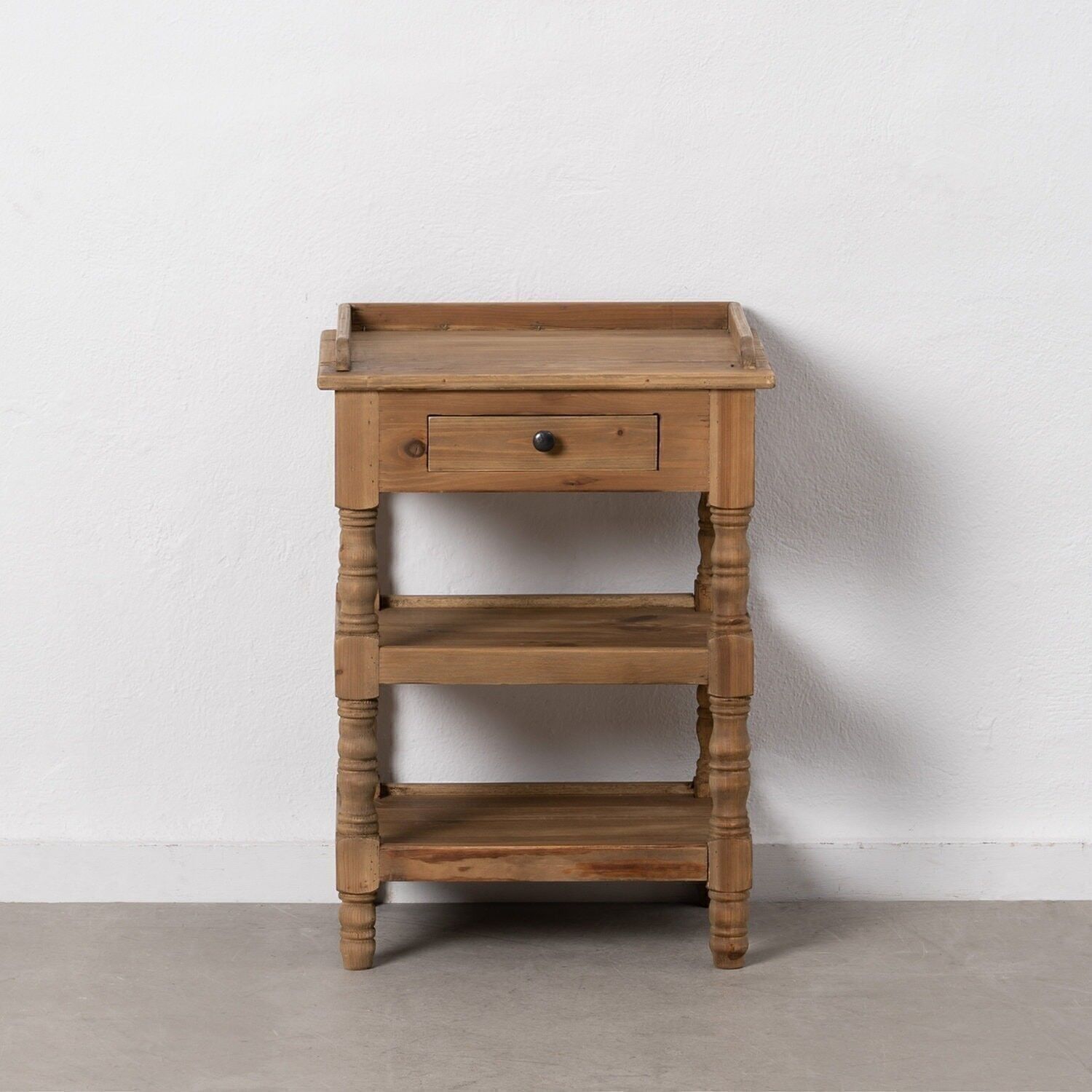 NATÜRLICHER BEISTELLTISCH AUS KIEFERHOLZ ST605544