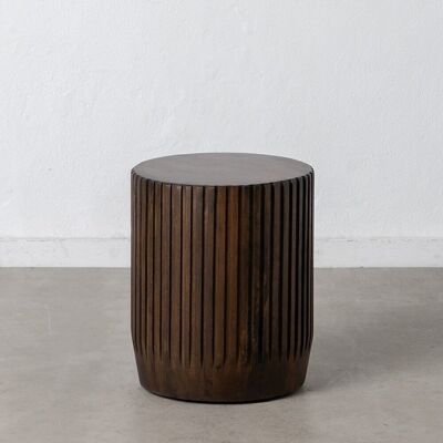 BROWN SIDE TABLE MANGO WOOD ST607500