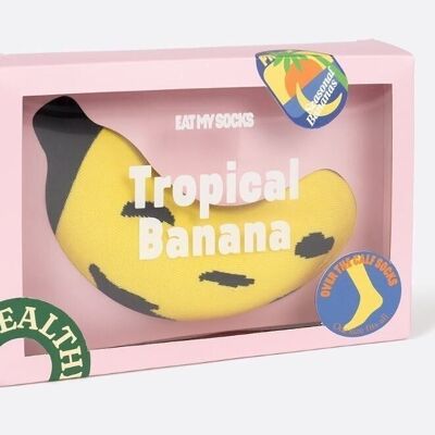 Chaussette banane tropicale