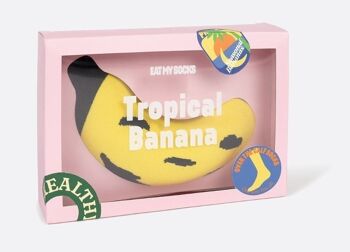 Chaussette banane tropicale